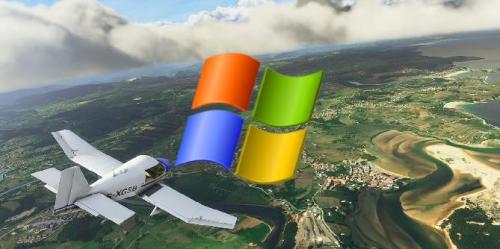 O Microsoft Flight Simulator Player recria o plano de fundo do Windows XP no jogo