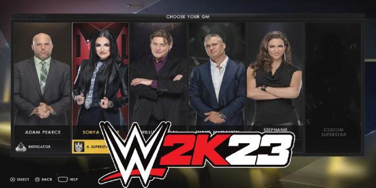 O modo MyGM do WWE 2K23 pode ser um sucesso ou um fracasso para o jogo