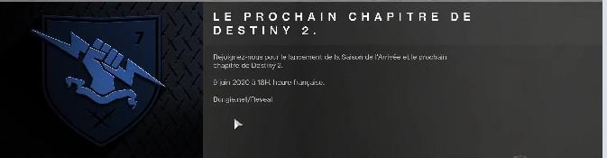 O nome da próxima temporada de Destiny 2 pode ter vazado, mas há um problema