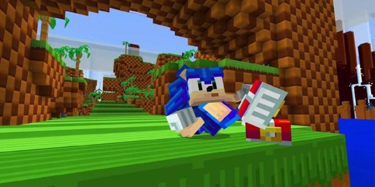 O pacote de DLC Minecraft Sonic the Hedgehog já está disponível