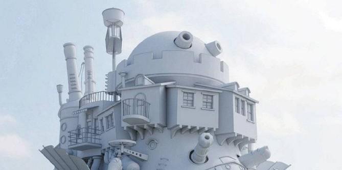 O parque temático Studio Ghibli terá um castelo em movimento de Howl em tamanho real