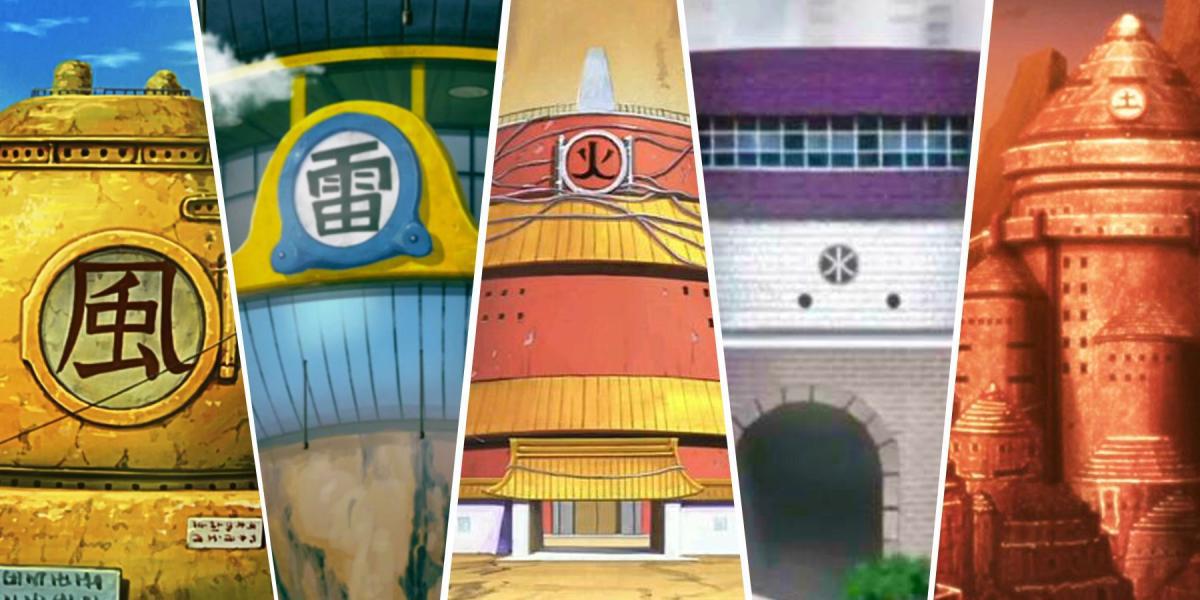 Naruto as cinco grandes aldeias