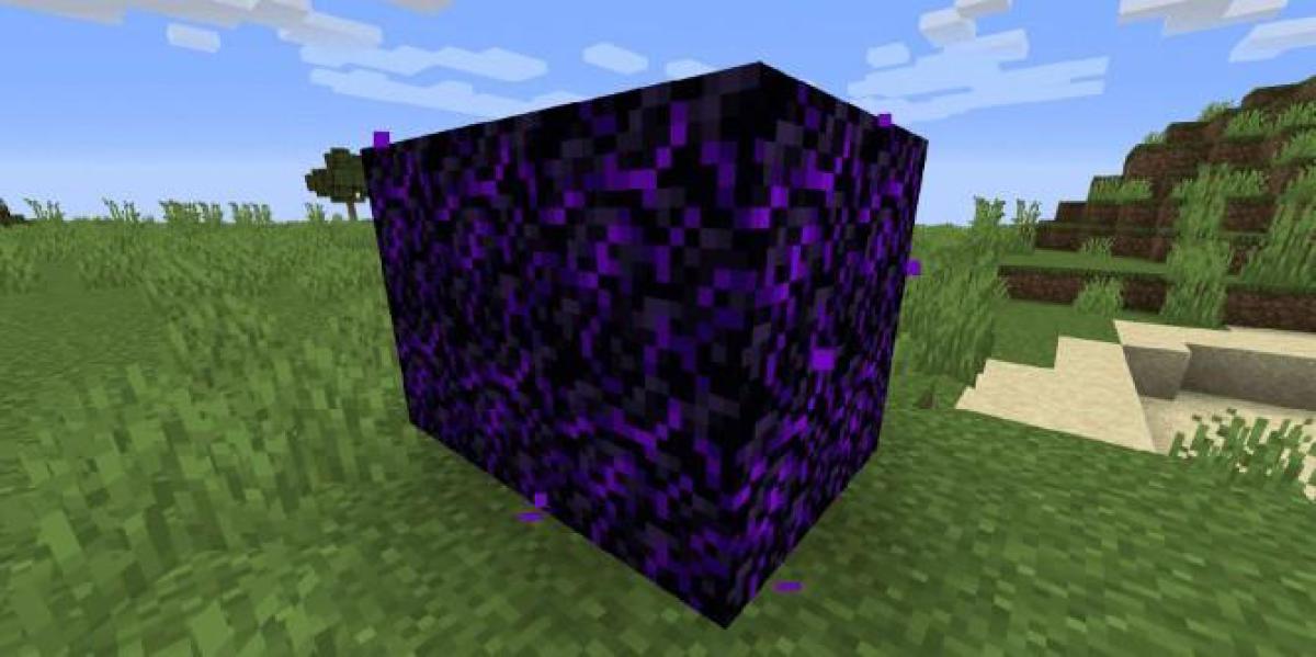 O que Crying Obsidian faz no Minecraft