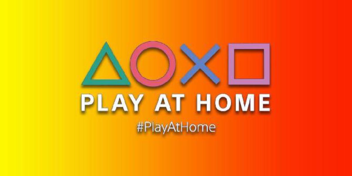 O que esperar da iniciativa Play at Home da PlayStation em abril