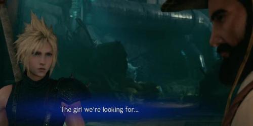 O que você deve dizer quando perguntado sobre A garota que estamos procurando em Final Fantasy 7 Remake