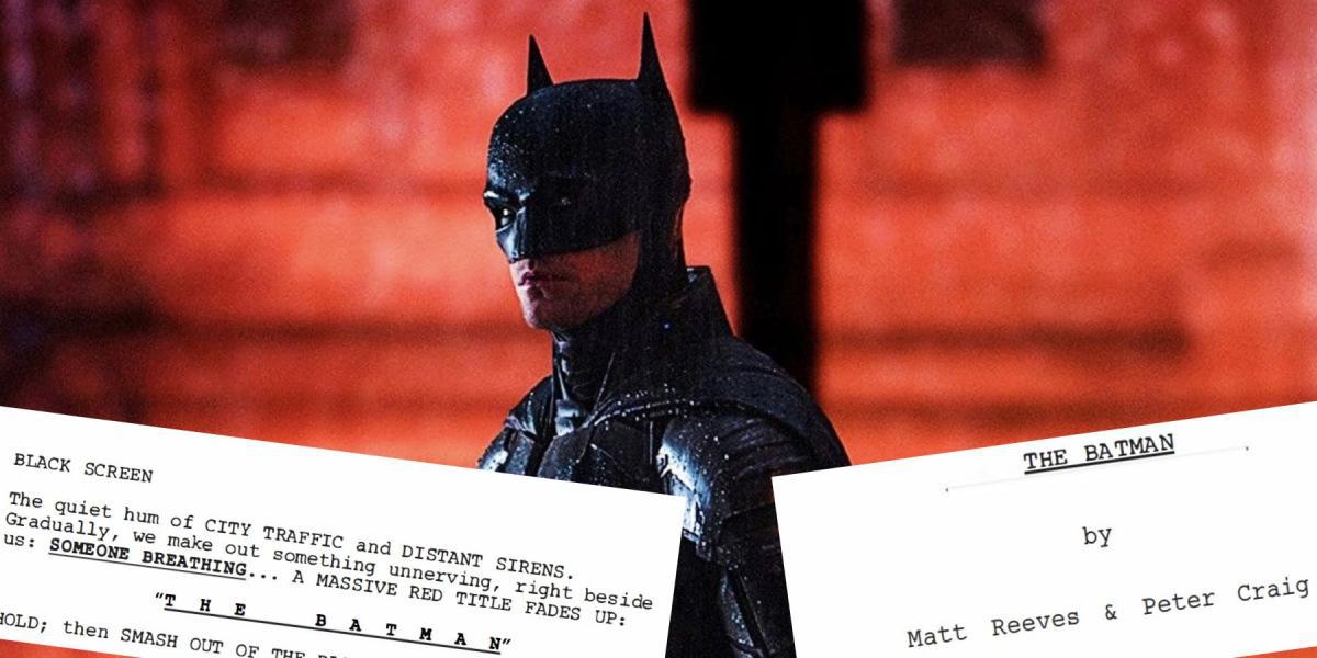 O roteiro do Batman agora está disponível para leitura online gratuita