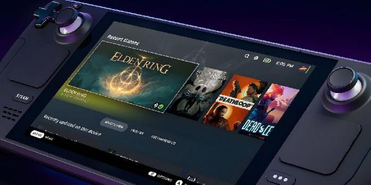 O Steam Deck em breve oferecerá suporte a taxas de atualização alternativas