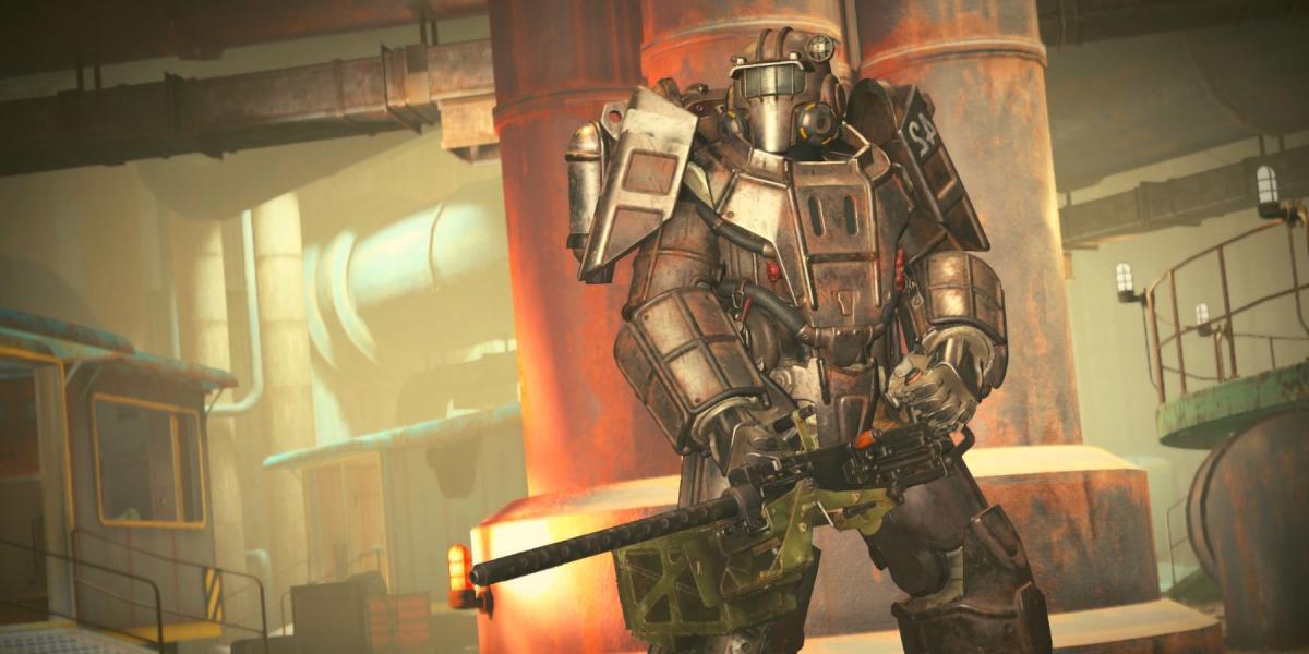 imagem mostrando o Union Power Armor em Fallout 76.