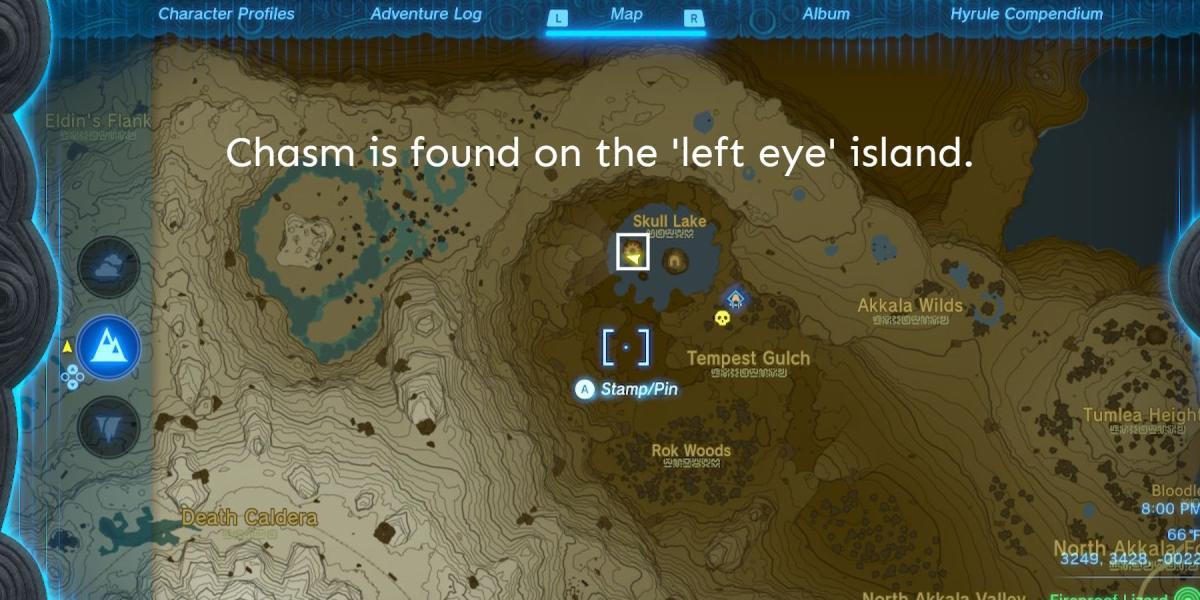 TotK-Skull-Lake-Chasm-Mapa