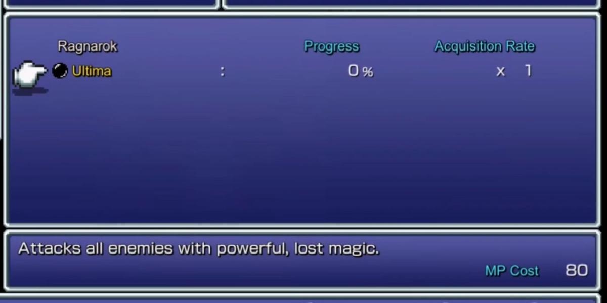 Ultima em Final Fantasy 6