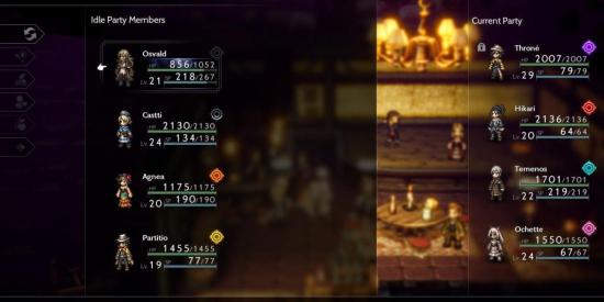 Octopath Traveler 2: Guia para a melhor festa