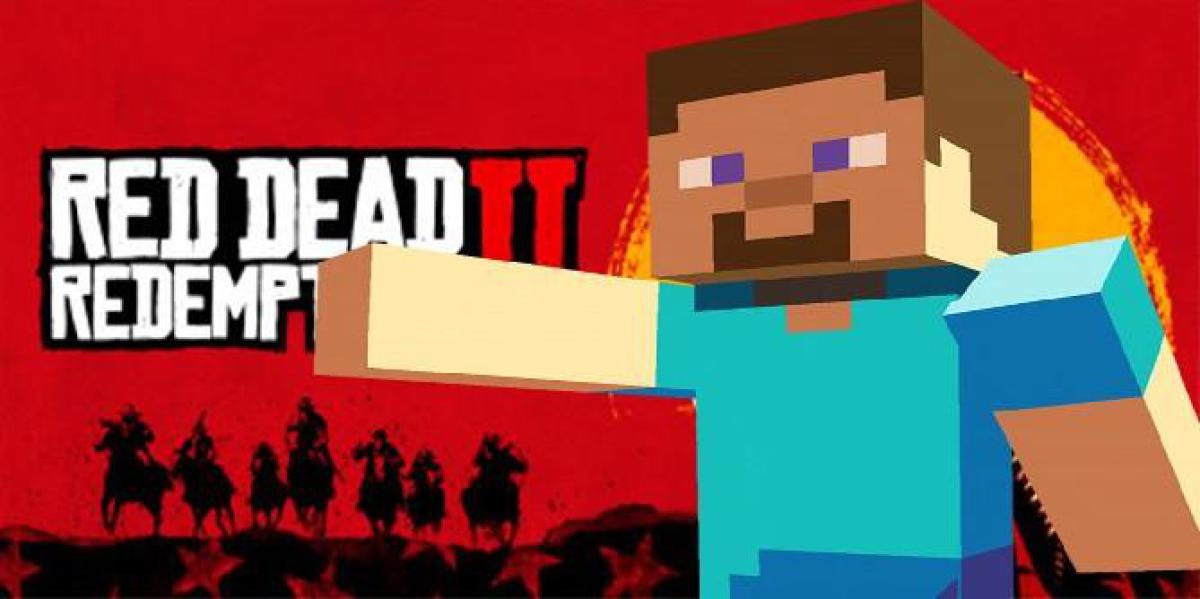 Old West Minecraft World está se inspirando em Red Dead Redemption