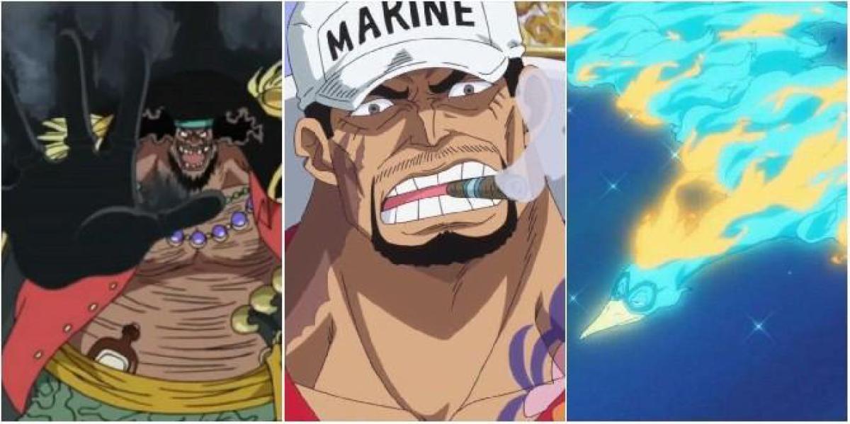 One Piece: 10 habilidades de Akuma no Mi que podem combater perfeitamente Akainu