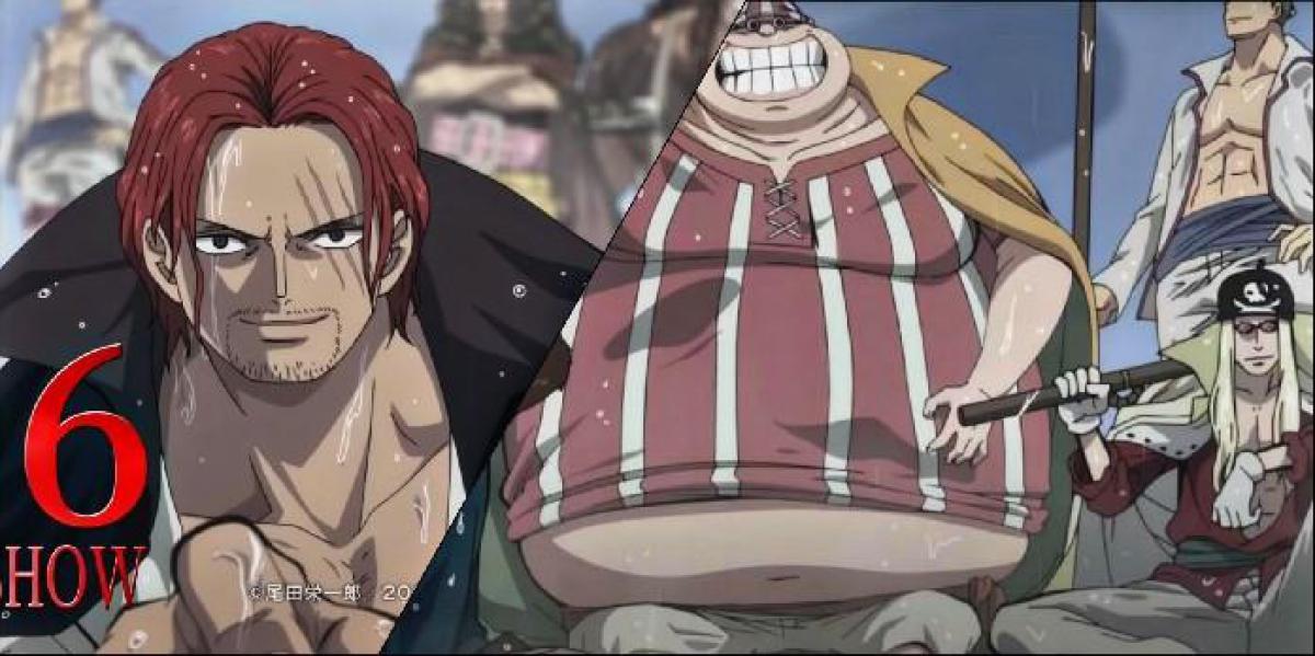 One Piece: 10 membros mais fortes dos piratas ruivos