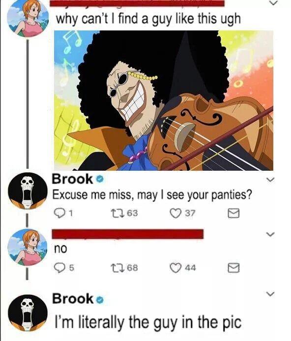 One Piece: 10 memes hilários de Brook