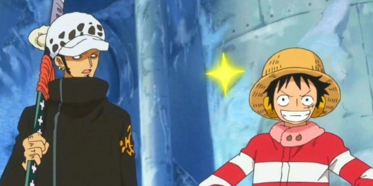 Law e Luffy formam uma aliança