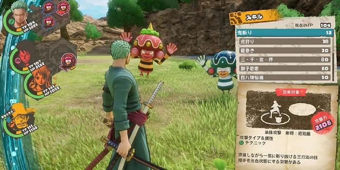 One Piece Odyssey RPG está emitindo sérias vibrações de personalidade