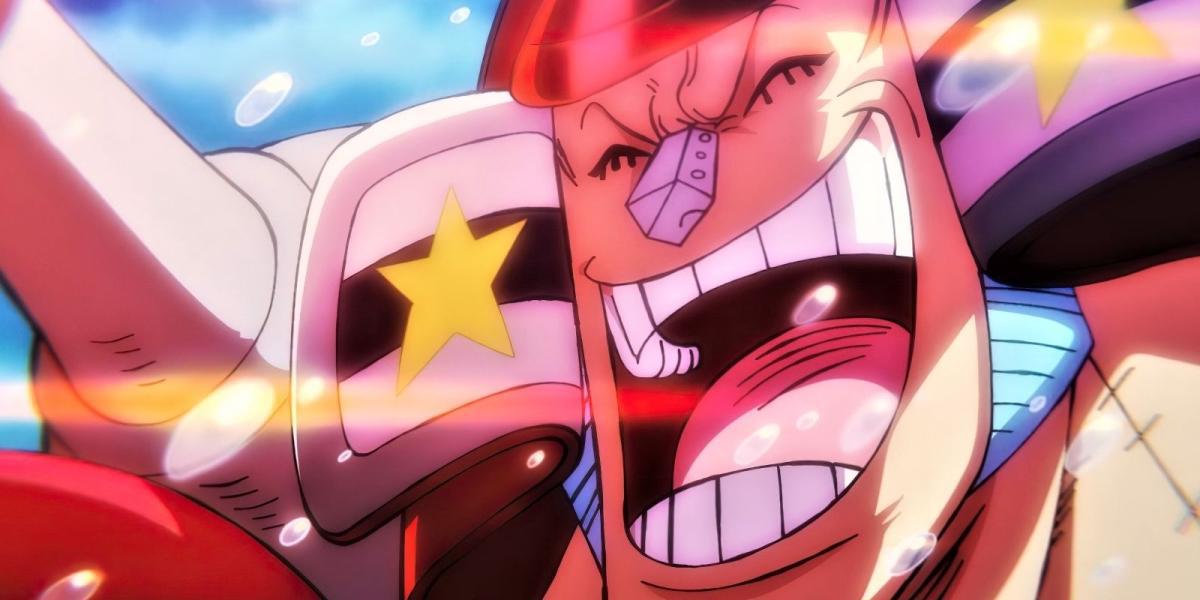 Franky sorrindo em One Piece