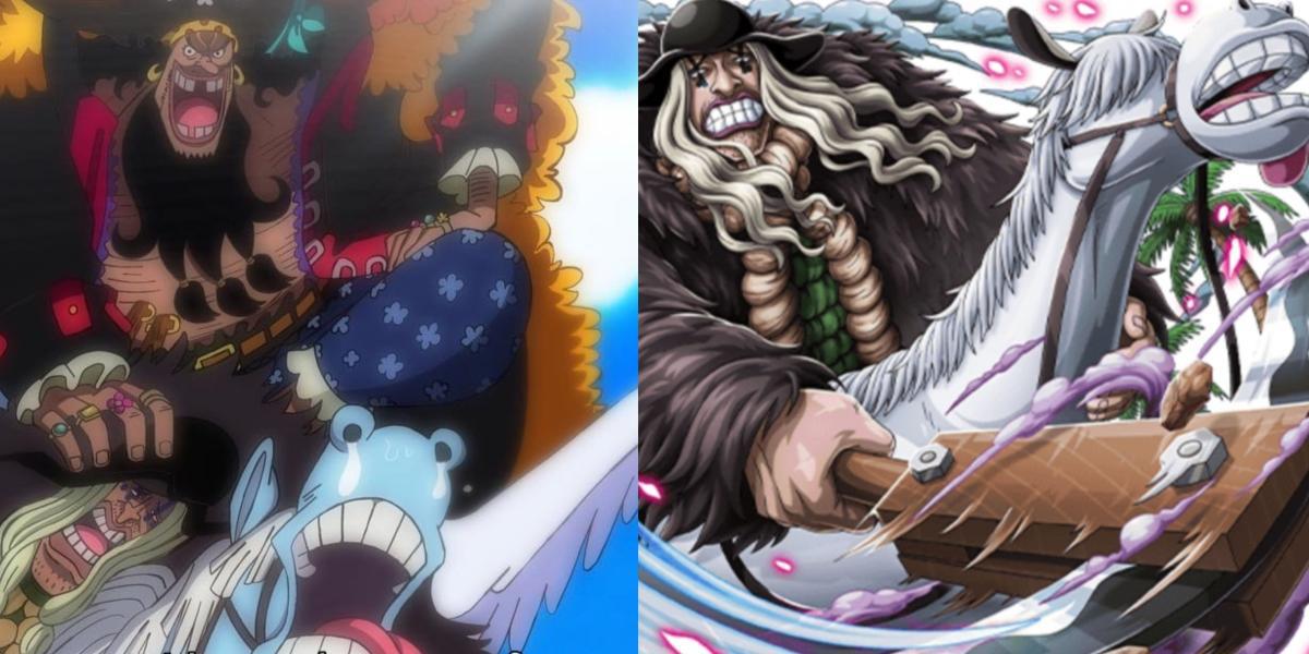 Destaque One Piece Uma Uma no Mi, Modelo: Pegasus, Stronger, Blackbeard e Doc Q