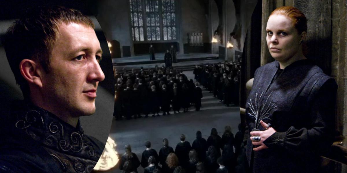 Harry Potter Alecto e Amycus Carrow Comensal da Morte