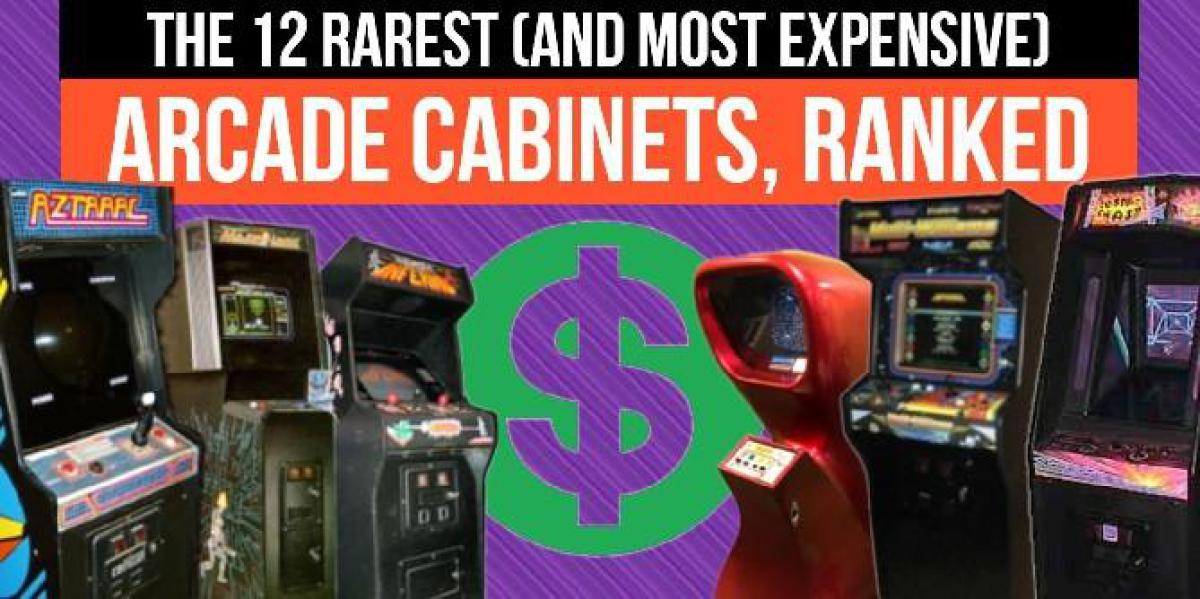 Os 12 armários de arcade mais raros e caros, classificados