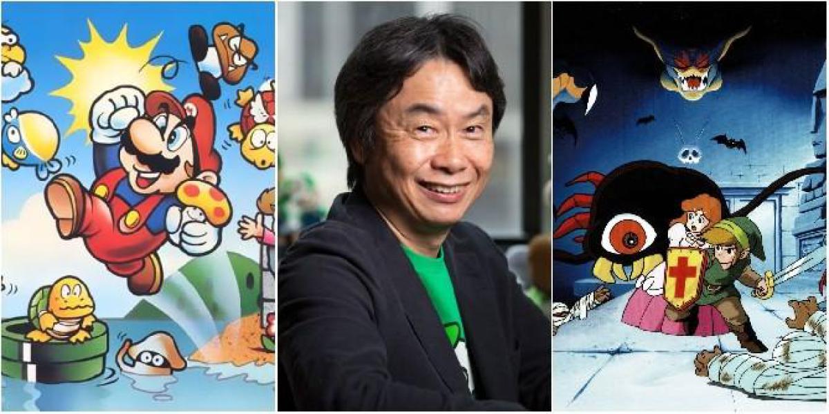 Os 12 jogos dirigidos por Shigeru Miyamoto, classificados