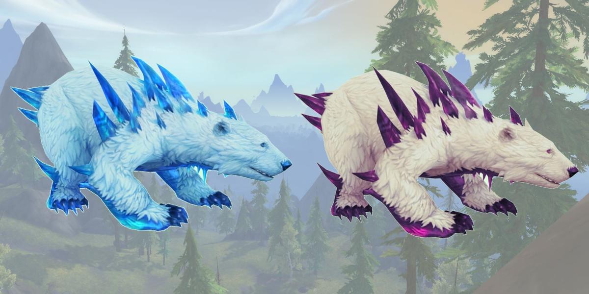 Ice Bears como visto em World of Warcraft Dragonflight