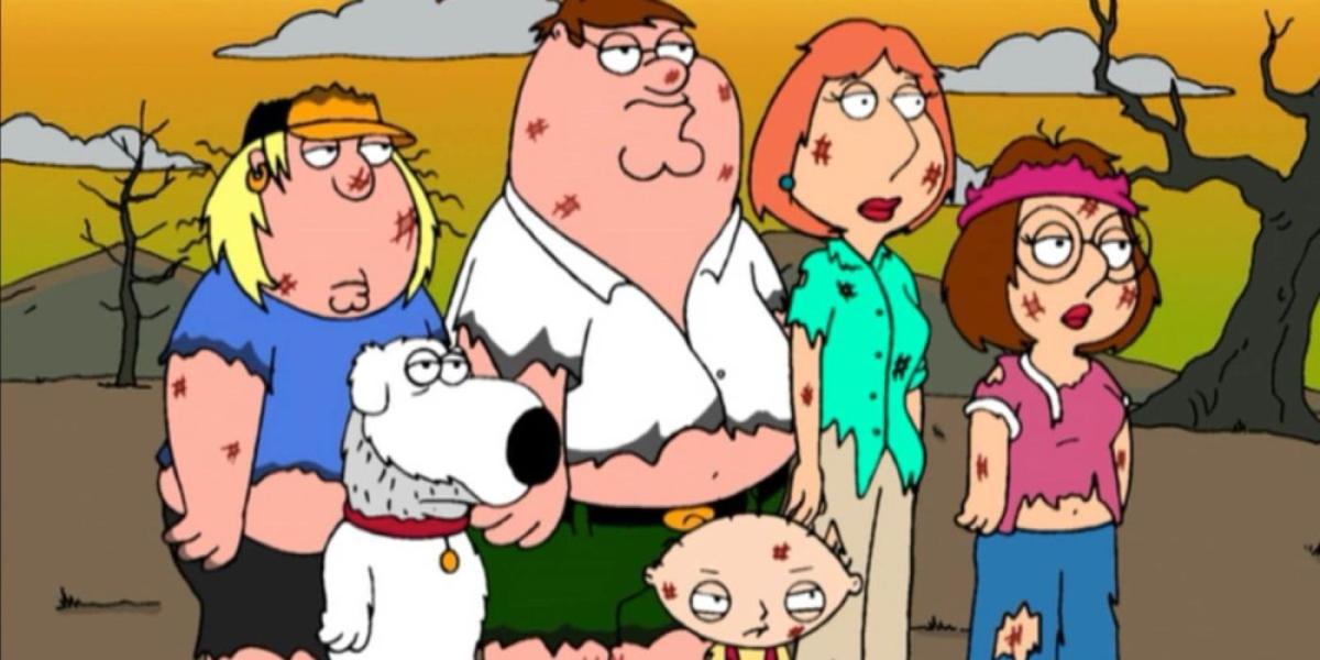 Captura de tela de Bad Guys Family Guy do episódio Haggard Griffin Family In Da Boom