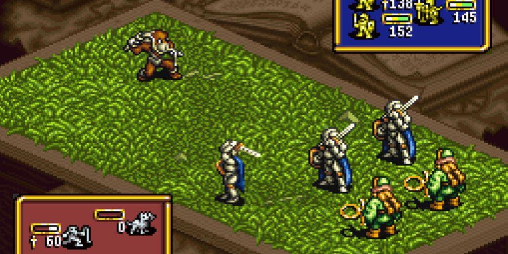 Ogre Battle Batalha do jogo SNES