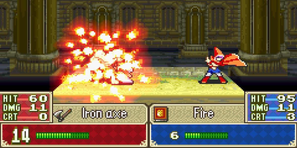 Captura de tela do jogo Fire Emblem