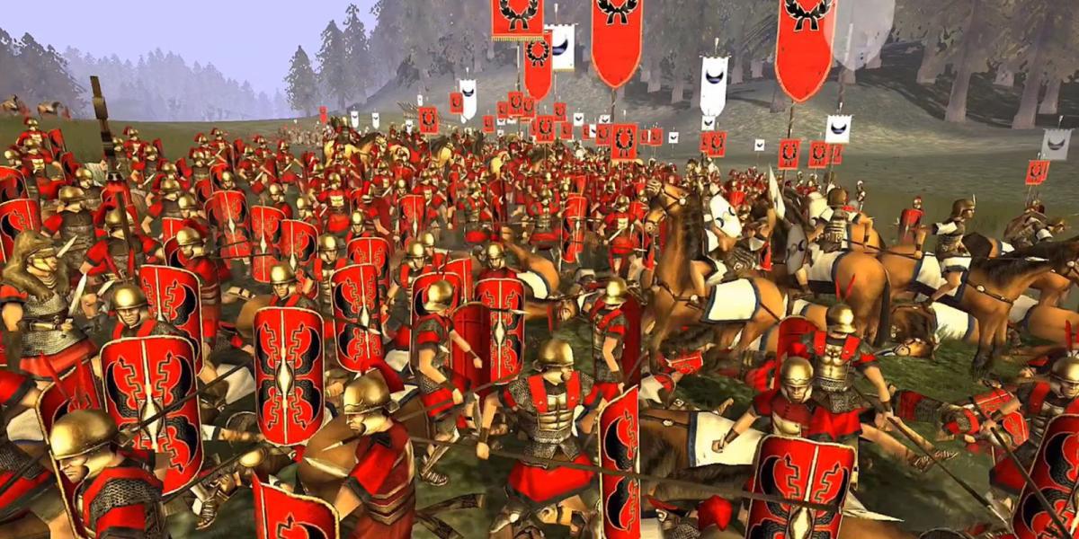 Soilders lutando em Rome: Total War