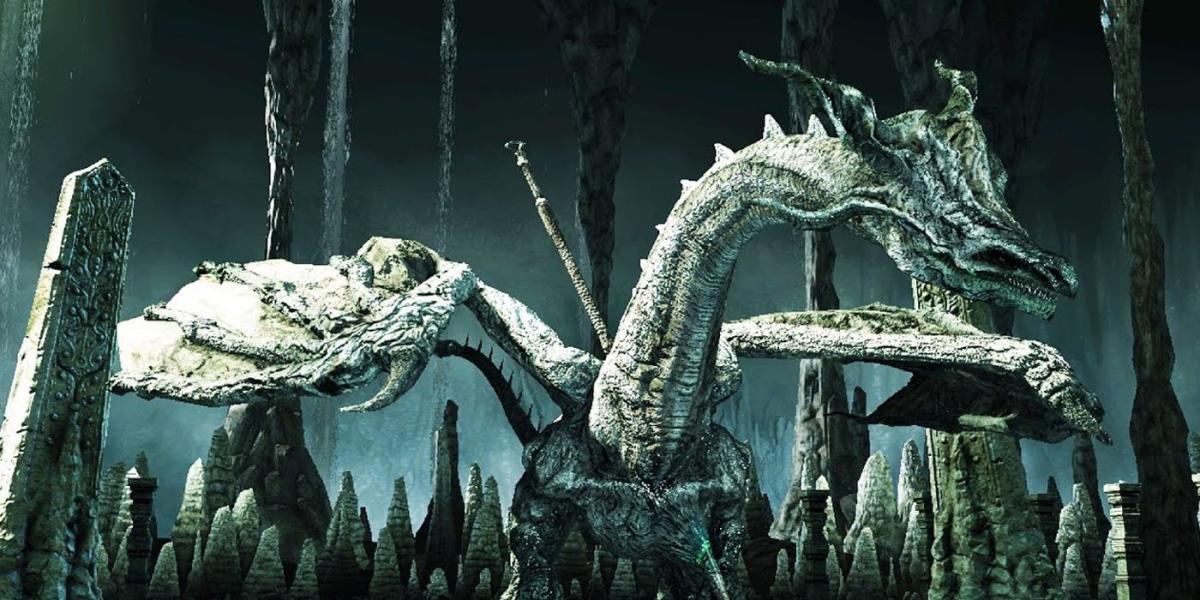 FromSoftware SoulsBorne Bosses Dragons Sinh Slumbering Dragon