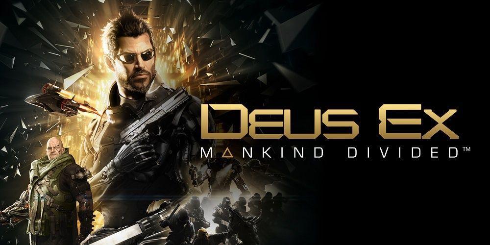 Arte da capa de Deus Ex Mankind Divided