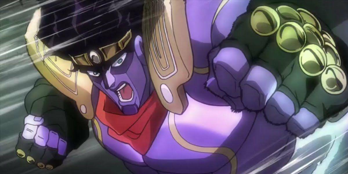 Star Platinum desencadeia um soco