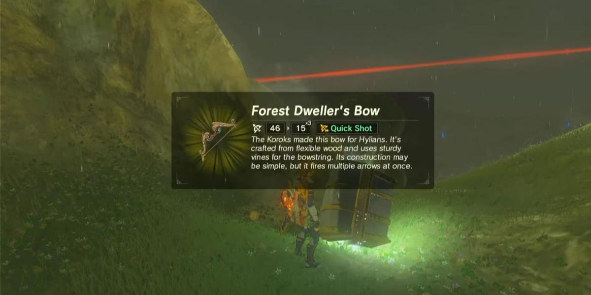 Arco do morador da floresta de Zelda