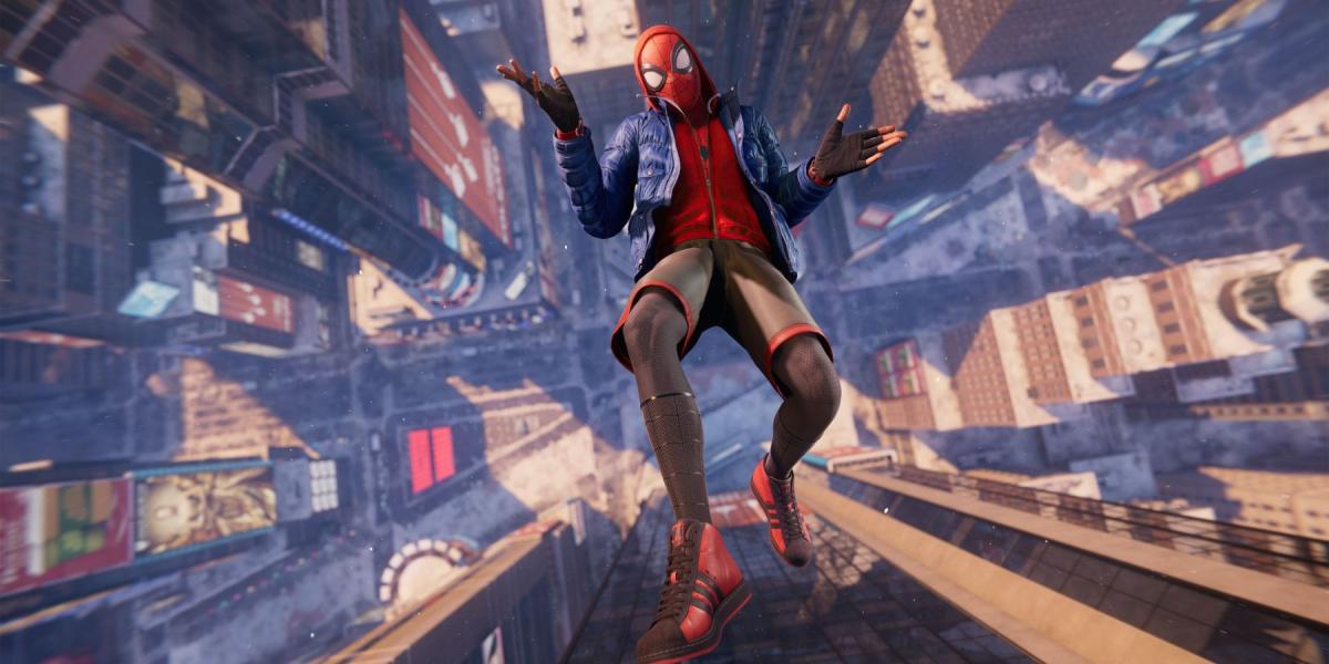 Miles Morales cai em Marvel's Spider-Man