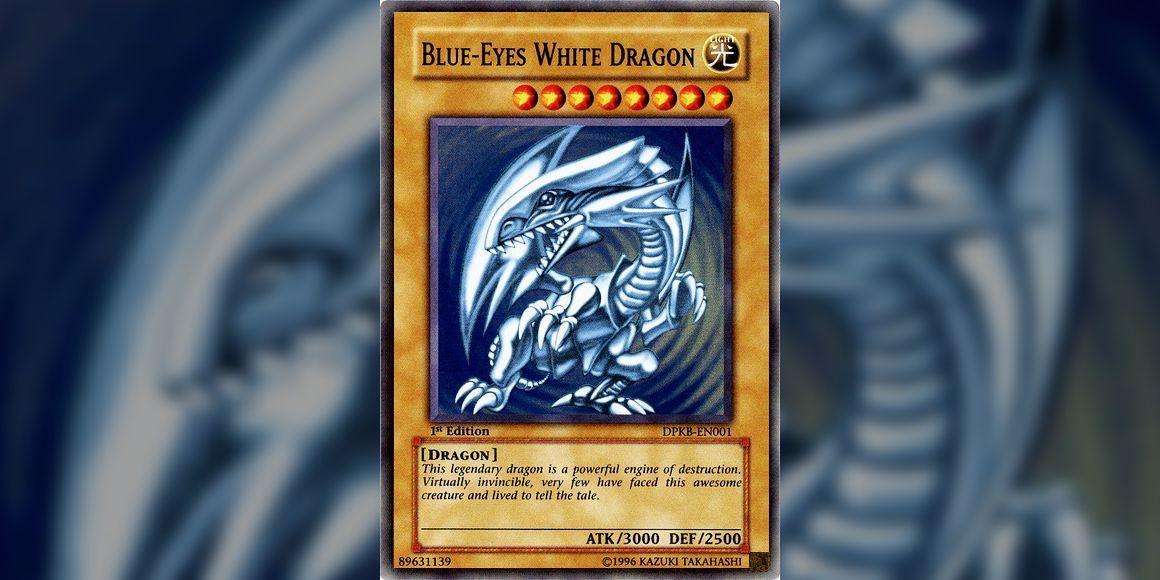 Dragão Branco de olhos azuis