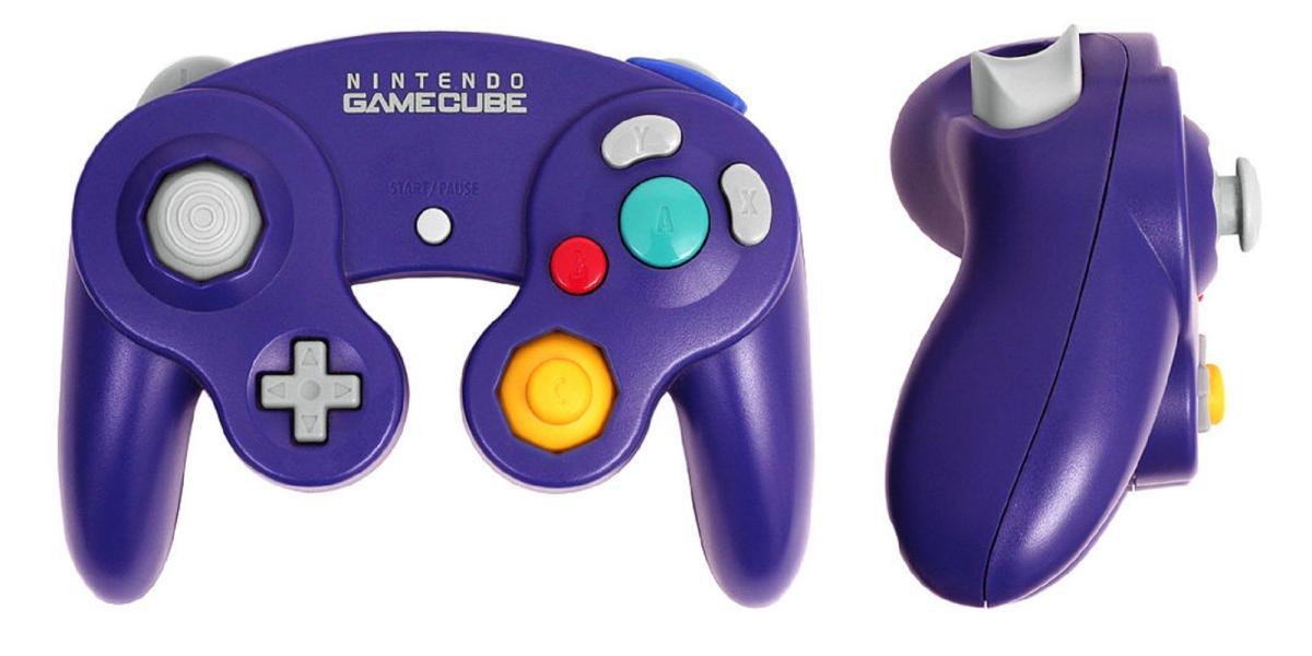 Controles confortáveis ​​Nintendo GameCube