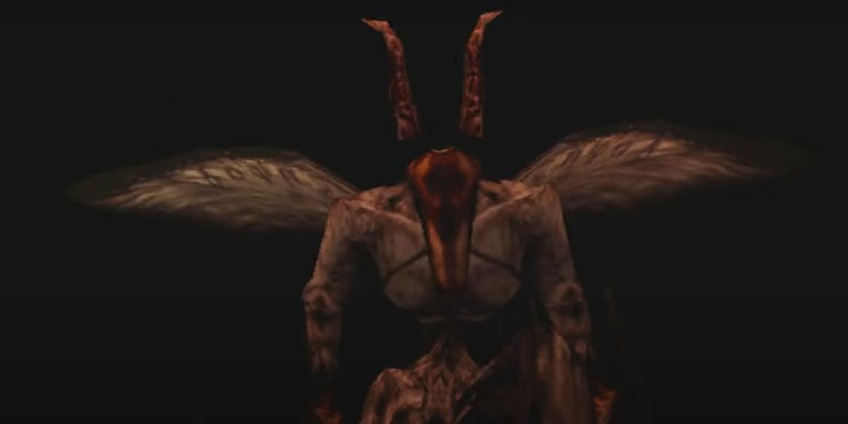 A entidade demoníaca conhecida como Incubus, o chefe final de Silent Hill.