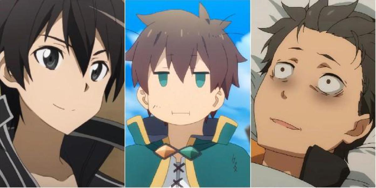 Os diferentes tipos de protagonistas Isekai