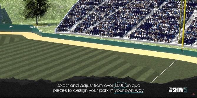 Os estádios personalizados da MLB The Show 21 são um grande negócio