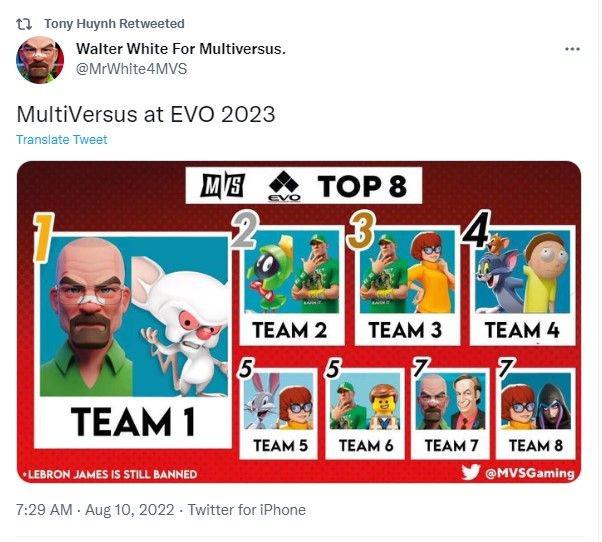 Os fãs do MultiVersus acham que o jogo está provocando a adição de Walter White