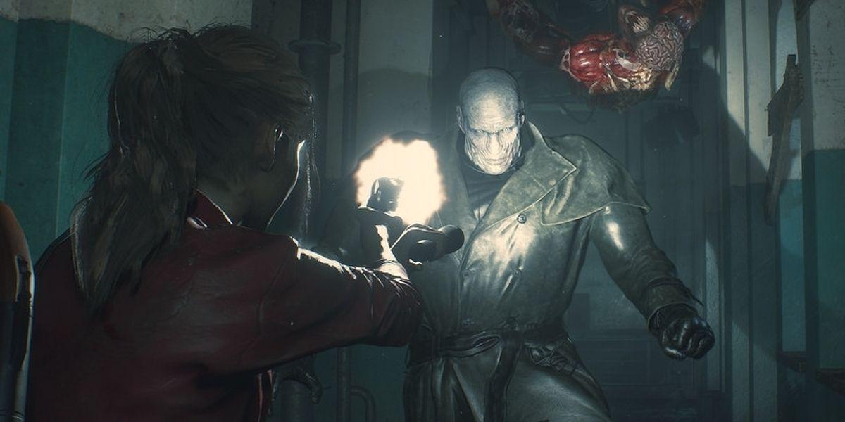 Terror Resident Evil 2 Remake Mr X Tyrant Attack
