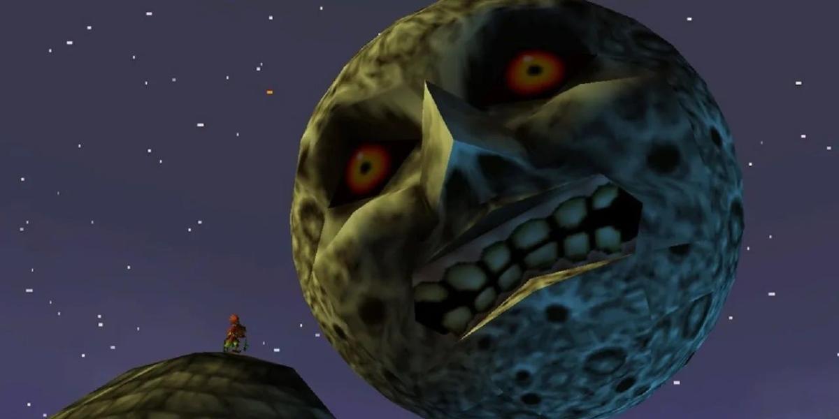 A lua da máscara de The Legend Of Zelda Majora