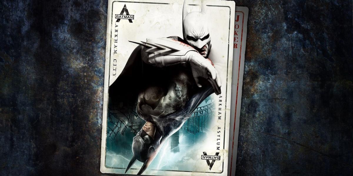 capa do cartão batman return to arkham
