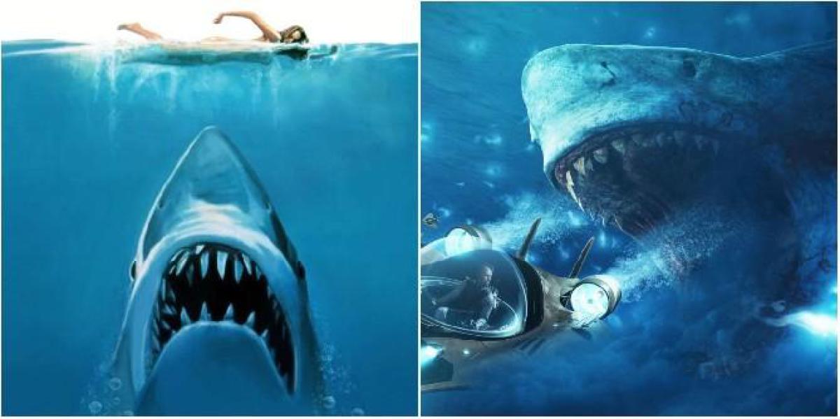 Os melhores filmes de tubarão assassino contra todos os maxilares (de acordo com o Rotten Tomatoes)