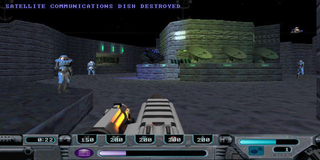 Rebel Moon nascente, captura de tela, FPS dos anos 90