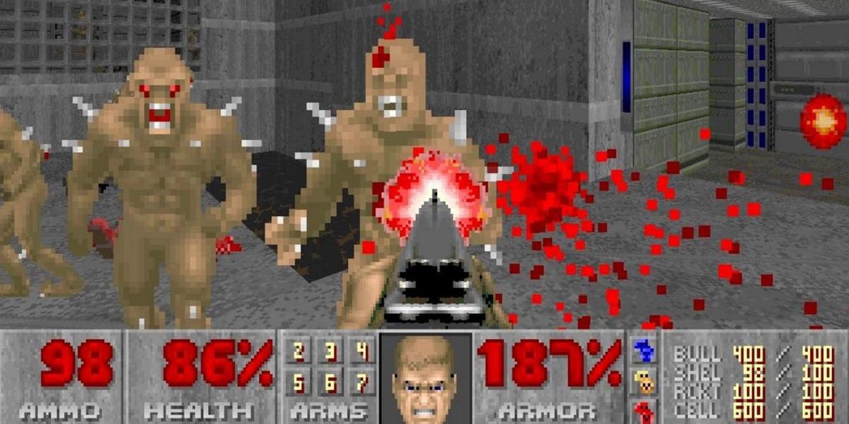 Captura de tela do Doom 2