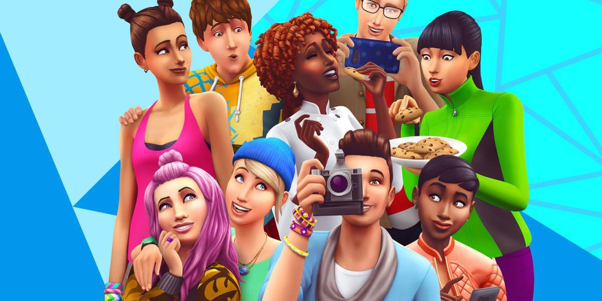 Várias pessoas do The Sims 4