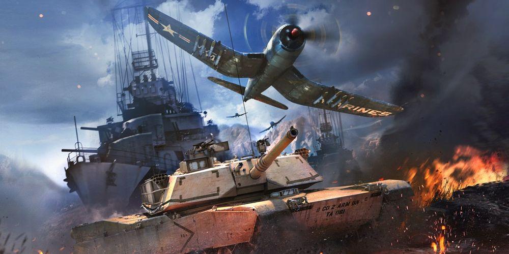 War-Thunder-Tank-Plane-and-Battle-Ship